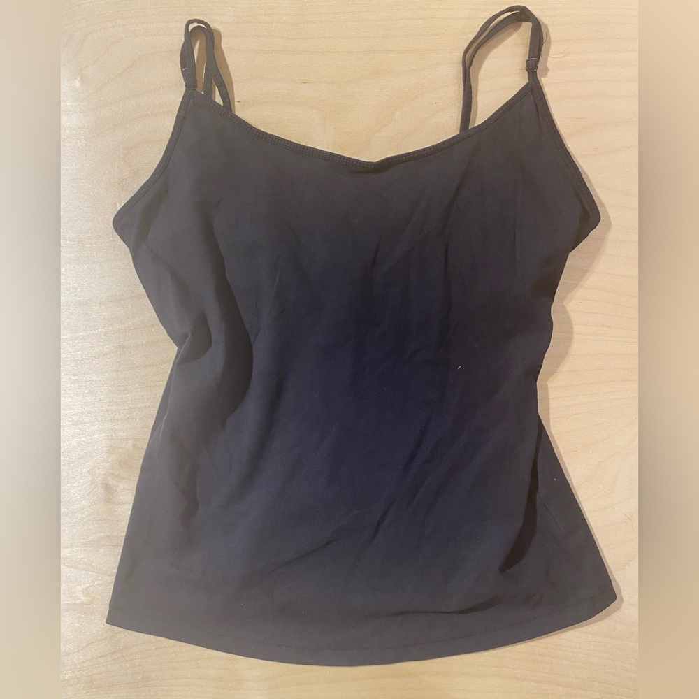 Route 66 Black Slim Cami Tank Large (QM)